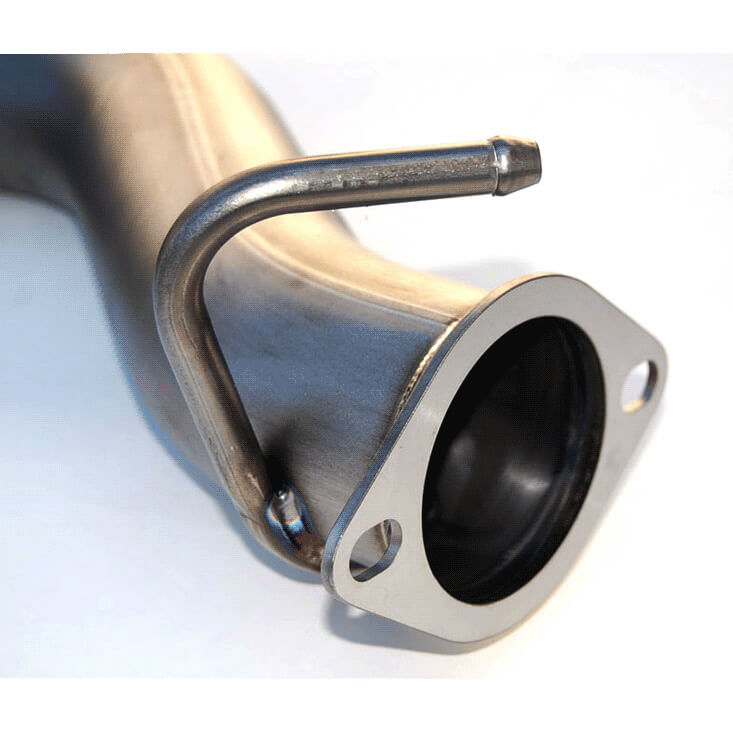 Invidia Full Titanium Racing Cat-Back Exhaust System w/ Single 101mm Tip, 2015-2021 WRX & STi - Angle 3