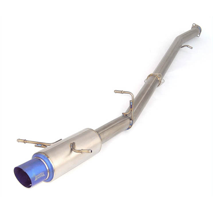 Invidia Full Titanium Racing Cat-Back Exhaust w/ Single 101mm Tip, 2002-2007 WRX & 2004-2007 STi