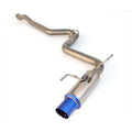 Invidia Full Titanium Racing Cat-Back Exhaust w/ Single 101mm Tip, 2008-2014 WRX & 2011-2014 STi (Sedan)