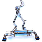 Invidia Gemini Cat-Back Dual Exhaust w/ Valve & Single-Layer 125mm Ti Tips, 2020-2021 GR Supra