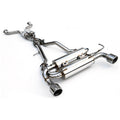 Invidia Gemini Cat-Back Exhaust System w/ Rolled 110mm SS Tips, 2003-2009 350Z
