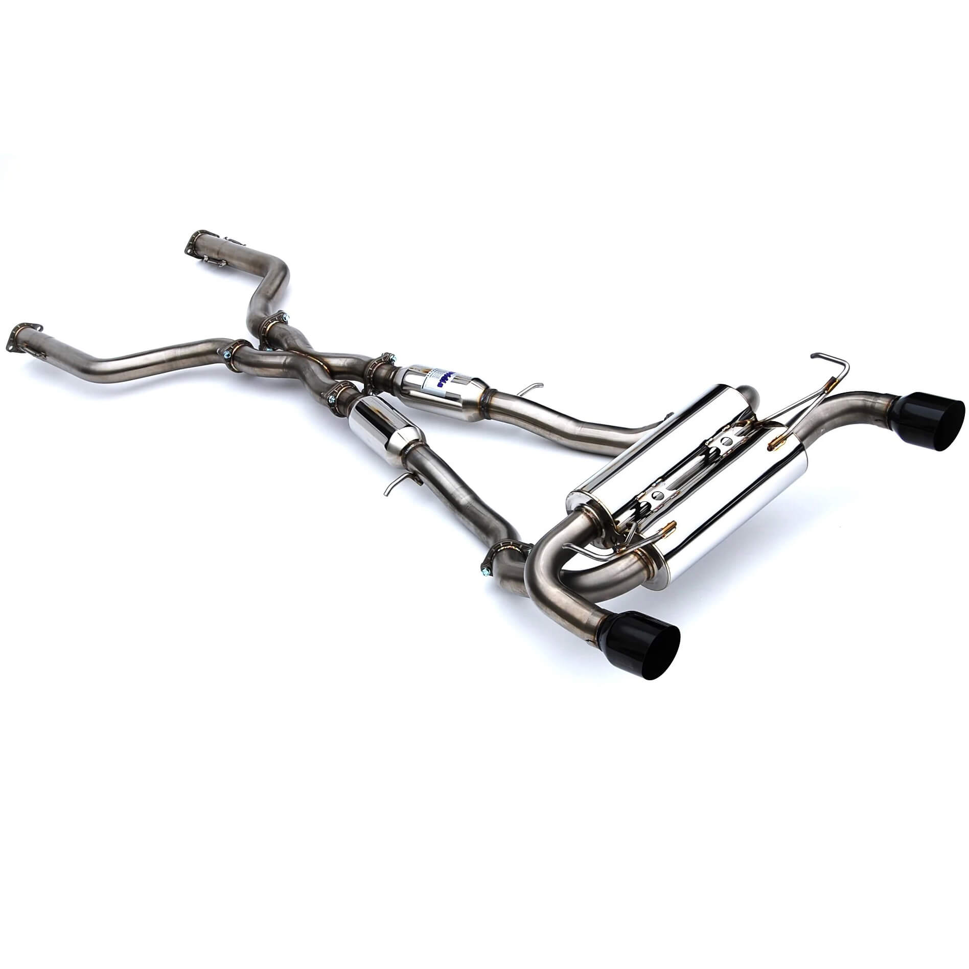 Invidia Gemini Cat-Back Exhaust System w/ Single-Layer 110mm Black Tips, 2023-2025 Nissan Z