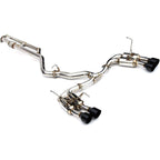 Invidia Gemini Cat-Back Exhaust w/ Quad 101mm Black Tips, 2022-2026 WRX
