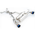 Invidia Gemini Cat-Back Exhaust w/ Single-Layer 101mm Ti Tips, 2003-2009 350Z