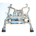 Invidia Gemini Cat-Back Exhaust w/ Single-Layer 101mm Ti Tips, 2009-2020 370Z