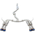Invidia Gemini R400 Cat-Back Exhaust System w/ Quad 101mm Ti Tips, 2022-2026 WRX