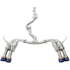 Invidia Gemini R400 Cat-Back Exhaust System w/ Quad 101mm Ti Tips, 2022-2026 WRX