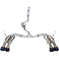 Invidia Gemini R400 Cat-Back Exhaust System w/ Quad Single-Layer 101mm Ti Tips, 2015-2021 WRX & STi
