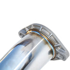 Invidia Gemini R400 Cat-Back Exhaust System w/ Quad Single-Layer 101mm Ti Tips, 2015-2021 WRX & STi - Angle 6
