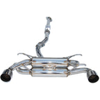 Invidia Gemini R400 Cat-Back Exhaust w/ Dual Single-Layer 101mm SS Tips, 2013-2020 BRZ/FR-S/86
