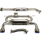 Invidia Gemini R400 Cat-Back Exhaust w/ Dual Single-Layer 101mm Ti Tips, 2013-2020 BRZ/FR-S/86