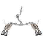 Invidia Gemini R400 Cat-Back Exhaust w/ Quad 101mm SS Tips, 2008-2014 STi & 2011-2014 WRX (Hatch)