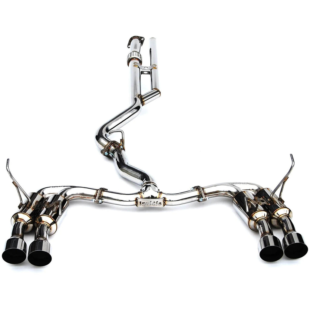 Invidia Gemini R400 Cat-Back Exhaust w/ Quad 101mm SS Tips, 2022-2026 WRX