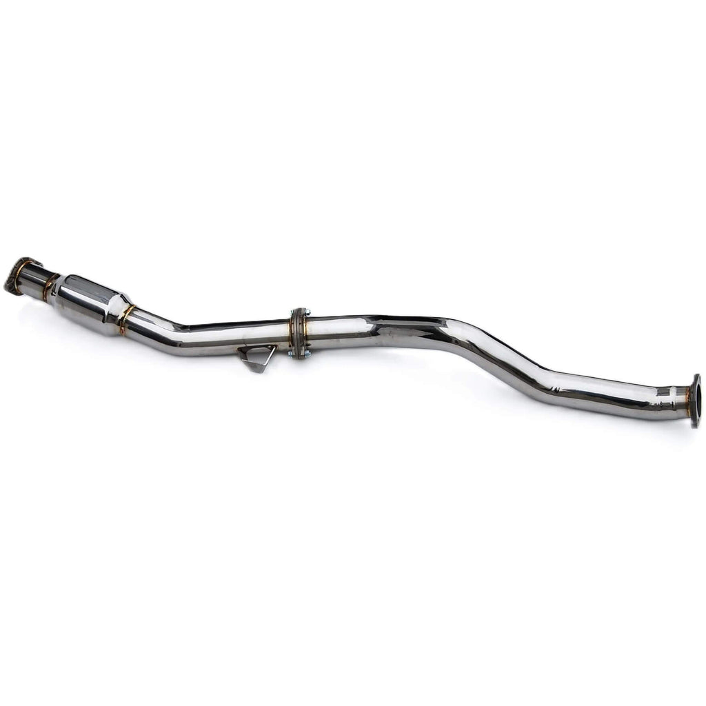 Invidia High Flow Cat Front Pipe (76mm), 2022-2026 WRX (Auto) - Angle 2