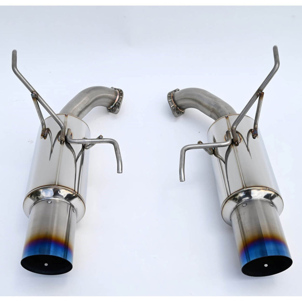 Invidia N1 Axle-Back Exhaust System w/ Single-Layer 89mm Ti Tips, 2022-2026 WRX