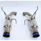 Invidia N1 Axle-Back Exhaust System w/ Single-Layer 89mm Ti Tips, 2022-2026 WRX
