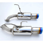 Invidia N1 Axle-Back Exhaust System w/ Single-Layer 89mm Ti Tips, 2022-2026 WRX - Angle 3