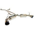 Invidia N1 Cat-Back Dual Exhaust System System w/ 101mm Ti Tips, 2009-2020 370Z