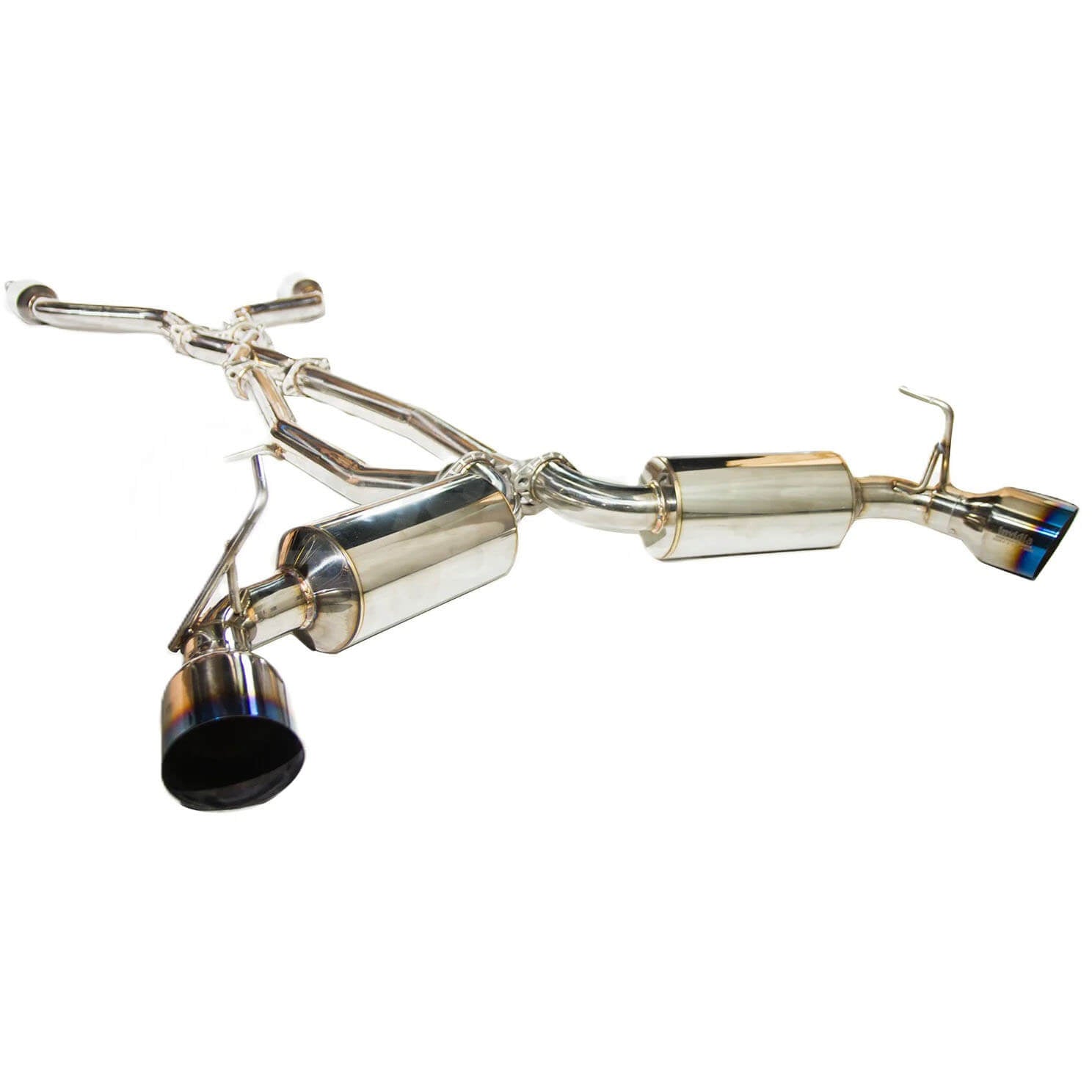 Invidia N1 Cat-Back Dual Exhaust System System w/ 101mm Ti Tips, 2009-2020 370Z