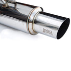 Invidia N1 Cat-Back Dual Exhaust System w/ 101mm SS Tips, 2022-2026 WRX - Angle 5