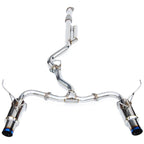 Invidia N1 Cat-Back Dual Exhaust System w/ 101mm Ti Tips, 2022-2026 WRX