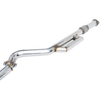 Invidia N1 Cat-Back Dual Exhaust System w/ 101mm Ti Tips, 2022-2026 WRX - Angle 4