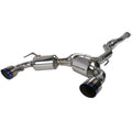 Invidia N1 Cat-Back Dual Exhaust System w/ Single-Layer 101mm Ti Tips, 2008-2015 EVO X