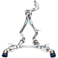 Invidia N1 Cat-Back Dual Exhaust System w/ Valve & Rolled 125mm Ti Tips, 2020-2021 GR Supra