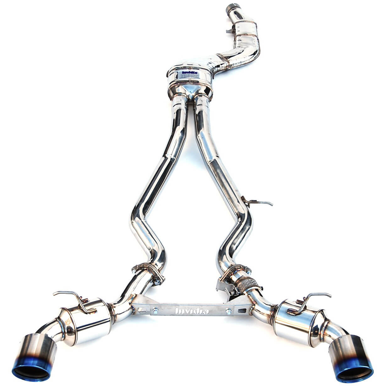 Invidia N1 Cat-Back Dual Exhaust System w/ Valve & Rolled 125mm Ti Tips, 2020-2021 GR Supra