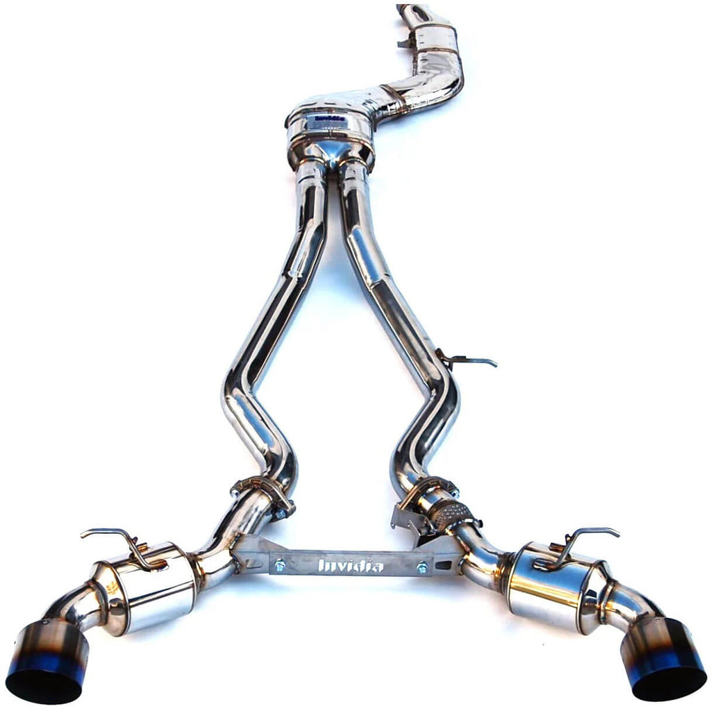 Invidia N1 Cat-Back Dual Exhaust w/ Valve & Single-Layer 125mm Ti Tips, 2020-2021 GR Supra