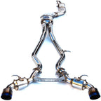 Invidia N1 Cat-Back Dual Exhaust w/ Valve & Single-Layer 125mm Ti Tips, 2020-2021 GR Supra