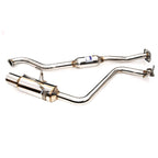 Invidia N1 Cat-Back Exhaust System w/ 101mm SS Tip, 2008-2011 Impreza 2.5i (Sedan) - Angle 2