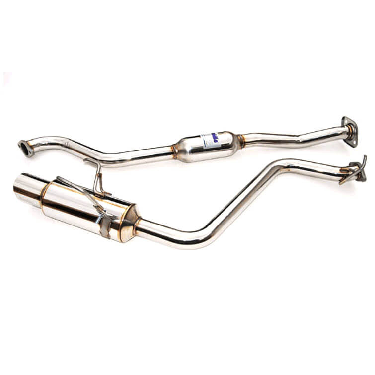 Invidia N1 Cat-Back Exhaust System w/ 101mm SS Tip, 2008-2011 Impreza 2.5i (Sedan) - Angle 2