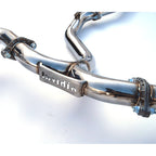 Invidia N1 Cat-Back Exhaust System w/ Dual 101mm SS Tips, 2013-2020 BRZ/FR-S/86 - Angle 2