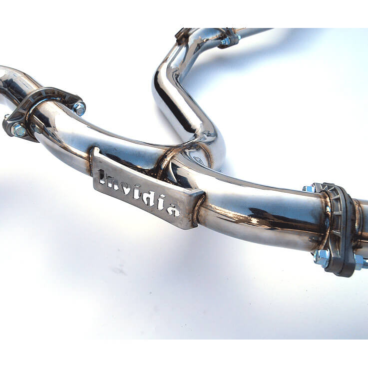 Invidia N1 Cat-Back Exhaust System w/ Dual 101mm SS Tips, 2013-2020 BRZ/FR-S/86 - Angle 2