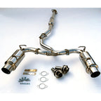 Invidia N1 Cat-Back Exhaust System w/ Dual 101mm SS Tips, 2013-2020 BRZ/FR-S/86 - Angle 3