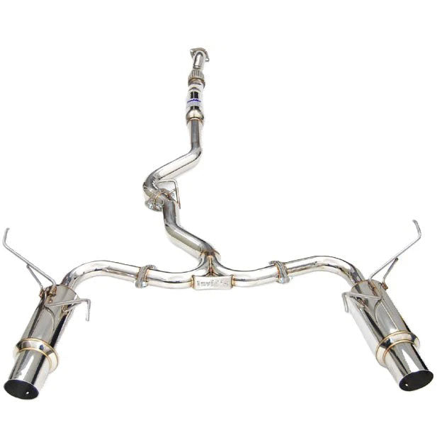 Invidia N1 Cat-Back Exhaust System w/ Dual 101mm SS Tips, 2015-2021 STi & 2015-2021 WRX
