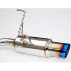 Invidia N1 Cat-Back Exhaust System w/ Dual 101mm Ti Tips, 2015-2021 WRX & STi - Angle 3