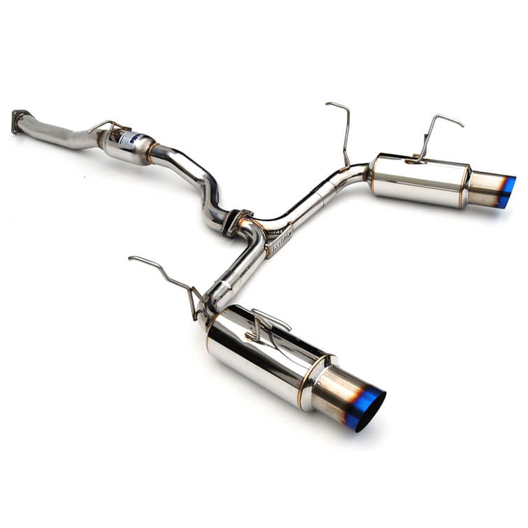 Invidia N1 Cat-Back Exhaust System w/ Dual Single-Layer 101mm Ti Tips, 2000-2009 S2000