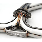 Invidia N1 Cat-Back Exhaust System w/ Dual Single-Layer 101mm Ti Tips, 2000-2009 S2000 - Angle 2