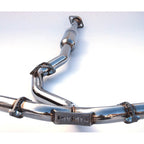 Invidia N1 Cat-Back Exhaust System w/ Dual Single-Layer 101mm Ti Tips, 2013-2020 BRZ/FR-S/86 - Angle 2