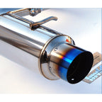 Invidia N1 Cat-Back Exhaust System w/ Dual Single-Layer 101mm Ti Tips, 2013-2020 BRZ/FR-S/86 - Angle 3
