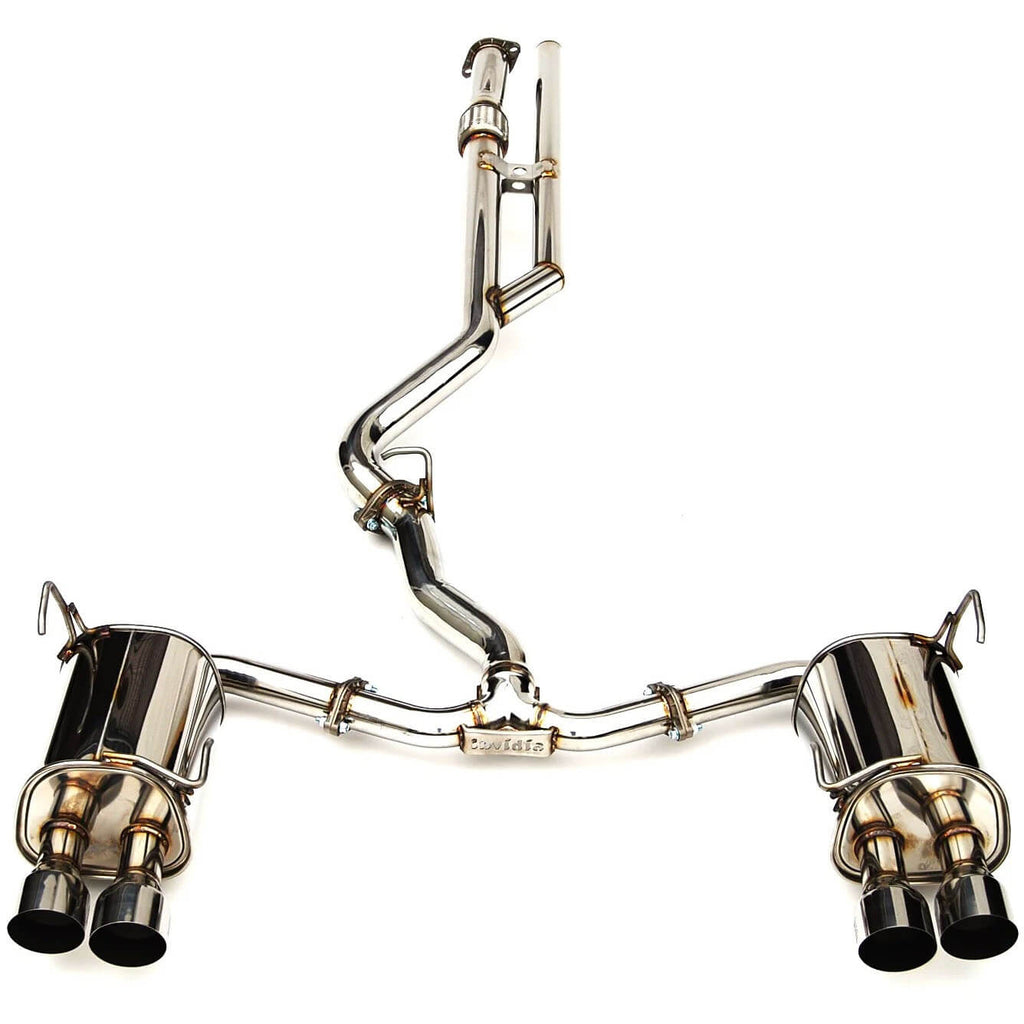 Invidia N1 Cat-Back Exhaust System w/ Quad Single-Layer 101mm SS Tips, 2022-2026 WRX
