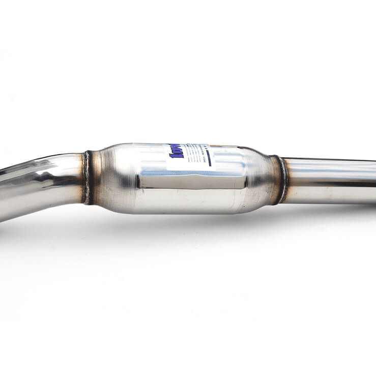 Invidia N1 Cat-Back Exhaust w/ 101mm SS Tip, 2008-2014 WRX (Hatch) - Angle 2