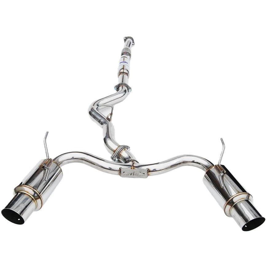Invidia N1 Cat-Back Exhaust w/ Dual 101mm SS Tips, 2008-2014 STi & 2011-2014 WRX (Hatch)