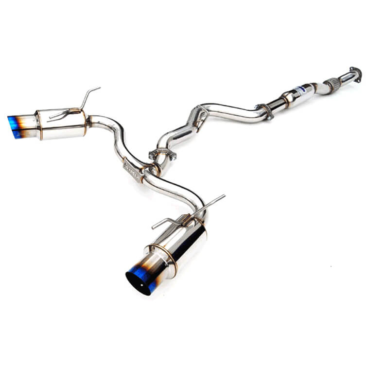 Invidia N1 Cat-Back Exhaust w/ Dual 101mm Ti Tips, 2008-2014 STi & 2011-2014 WRX (Hatch)