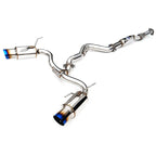 Invidia N1 Cat-Back Exhaust w/ Dual 101mm Ti Tips, 2008-2014 STi & 2011-2014 WRX (Hatch)