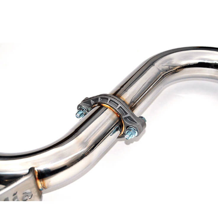 Invidia N1 Cat-Back Exhaust w/ Dual 101mm Ti Tips, 2008-2014 WRX & 2011-2014 STi (Sedan) - Angle 2
