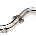 Invidia N1 Cat-Back Exhaust w/ Dual 101mm Ti Tips, 2008-2014 WRX & 2011-2014 STi (Sedan) - Angle 2
