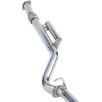 Invidia N1 Racing Cat-Back Exhaust System w/ Single 101mm SS Tip, 2022-2026 WRX - Angle 4